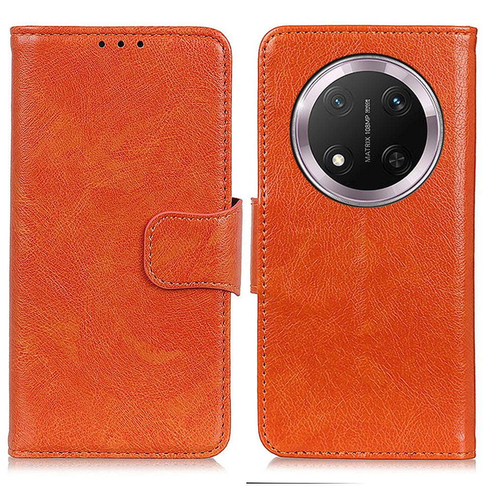For Honor Magic7 Lite 5G / X9c 5G / X60 Pro 5G Case Nappa Texture Split Leather Wallet Phone Cover