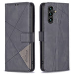 BINFEN COLOR til Samsung Galaxy A26 5G Telefonetuier Pung Stander Geometri Præget Lædercover