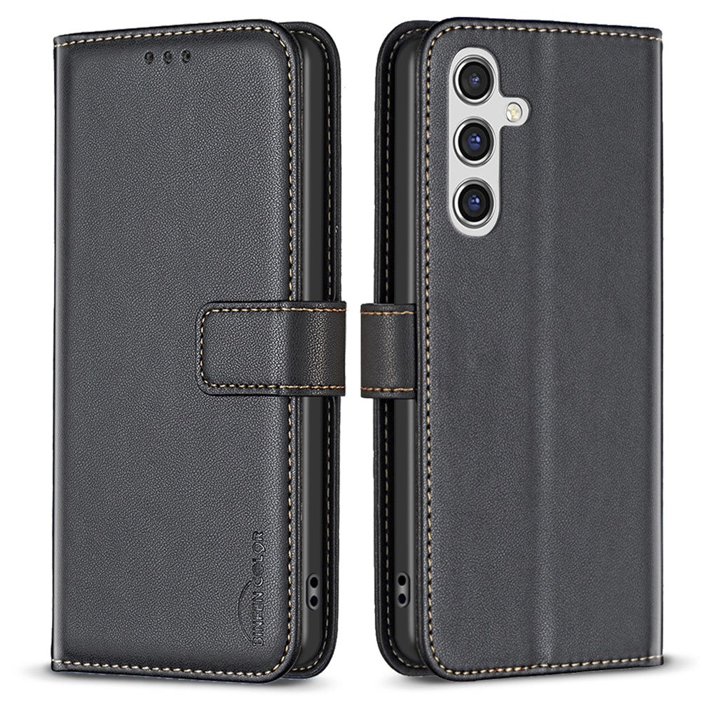 BINFEN COLOR BF17 För Samsung Galaxy A18 4G / A18 5G / A17 4G / A17 5G / A26 5G Plånboksfodral Flipfodral i Läder