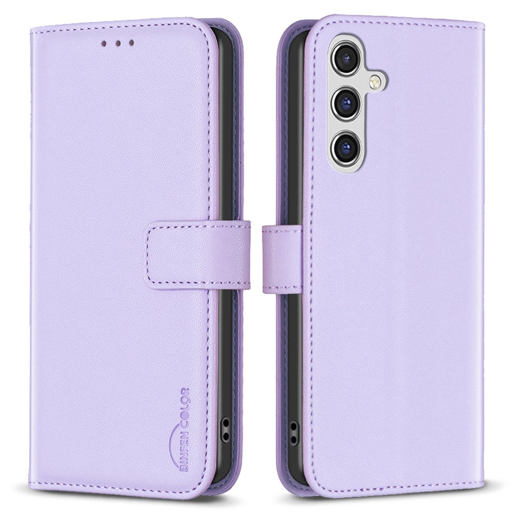 BINFEN COLOR BF17 För Samsung Galaxy A18 4G / A18 5G / A17 4G / A17 5G / A26 5G Plånboksfodral Flipfodral i Läder