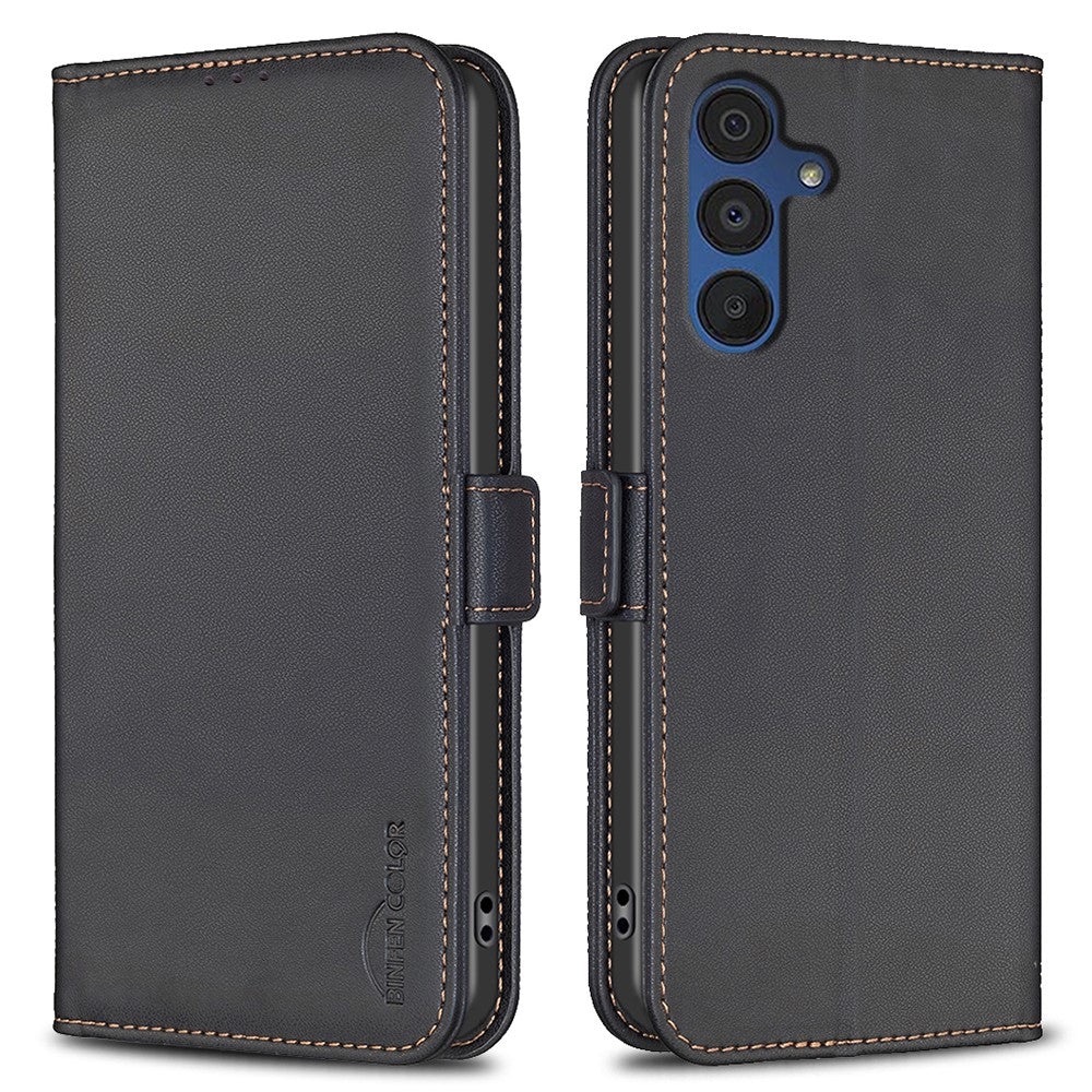 BINFEN COLOR BF31 For Samsung Galaxy A26 5G Case with Wallet Stand PU Leather Flip Phone Cover