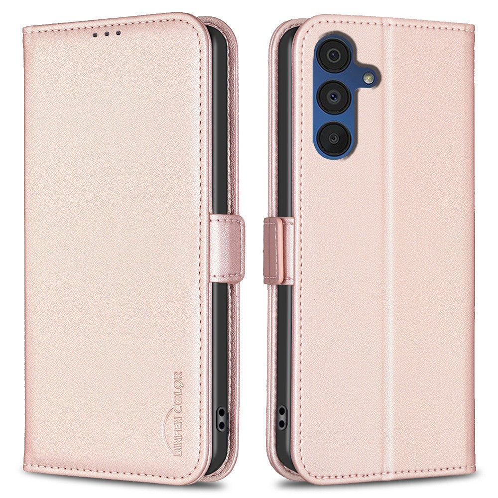 BINFEN COLOR BF31 For Samsung Galaxy A26 5G Case with Wallet Stand PU Leather Flip Phone Cover