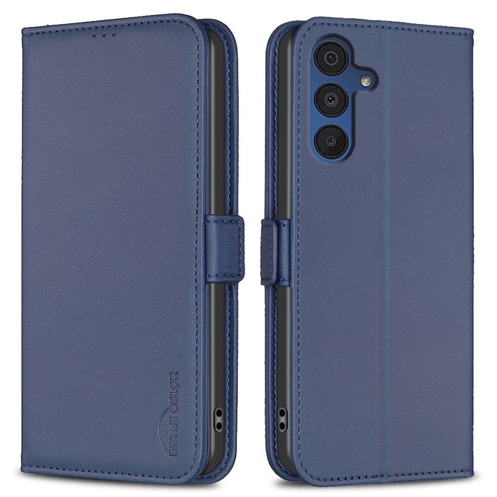 BINFEN COLOR BF31 For Samsung Galaxy A26 5G Case with Wallet Stand PU Leather Flip Phone Cover