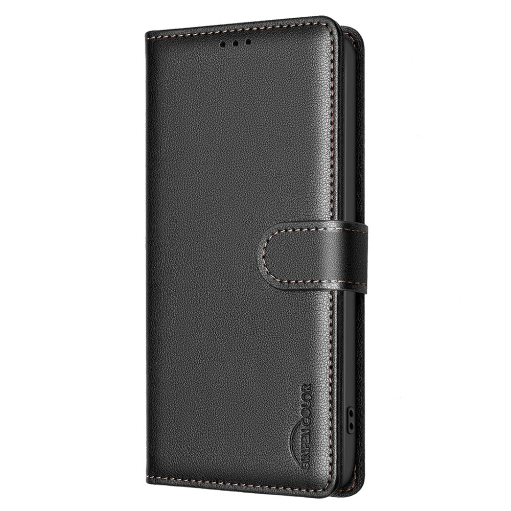 BINFEN COLOR BF32 For Samsung Galaxy A56 5G Leather Case Wallet RFID Blocking Phone Cover