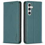 BINFEN COLOR BF18 For Samsung Galaxy A56 5G Leather Case Card Slots Phone Cover