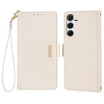 For Samsung Galaxy A56 5G Leather Wallet Case RFID Blocking Stand Cover with Hand Strap