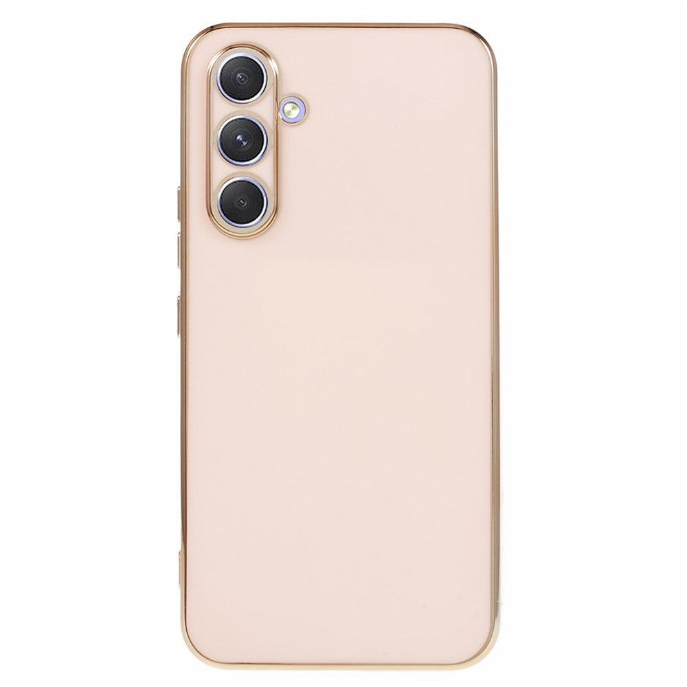 For Samsung Galaxy A56 5G Case TPU Slim Fit Shockproof Phone Cover 6D Electroplating