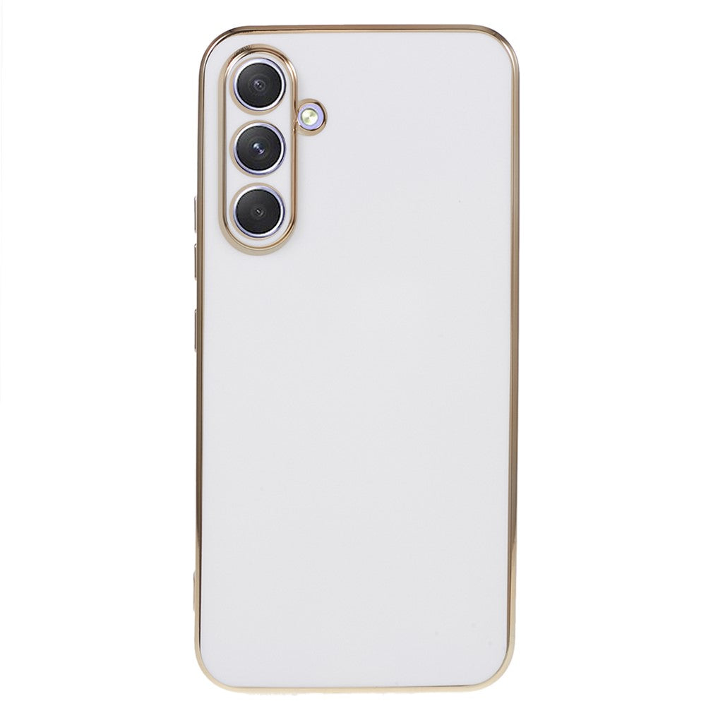 For Samsung Galaxy A56 5G Case TPU Slim Fit Shockproof Phone Cover 6D Electroplating