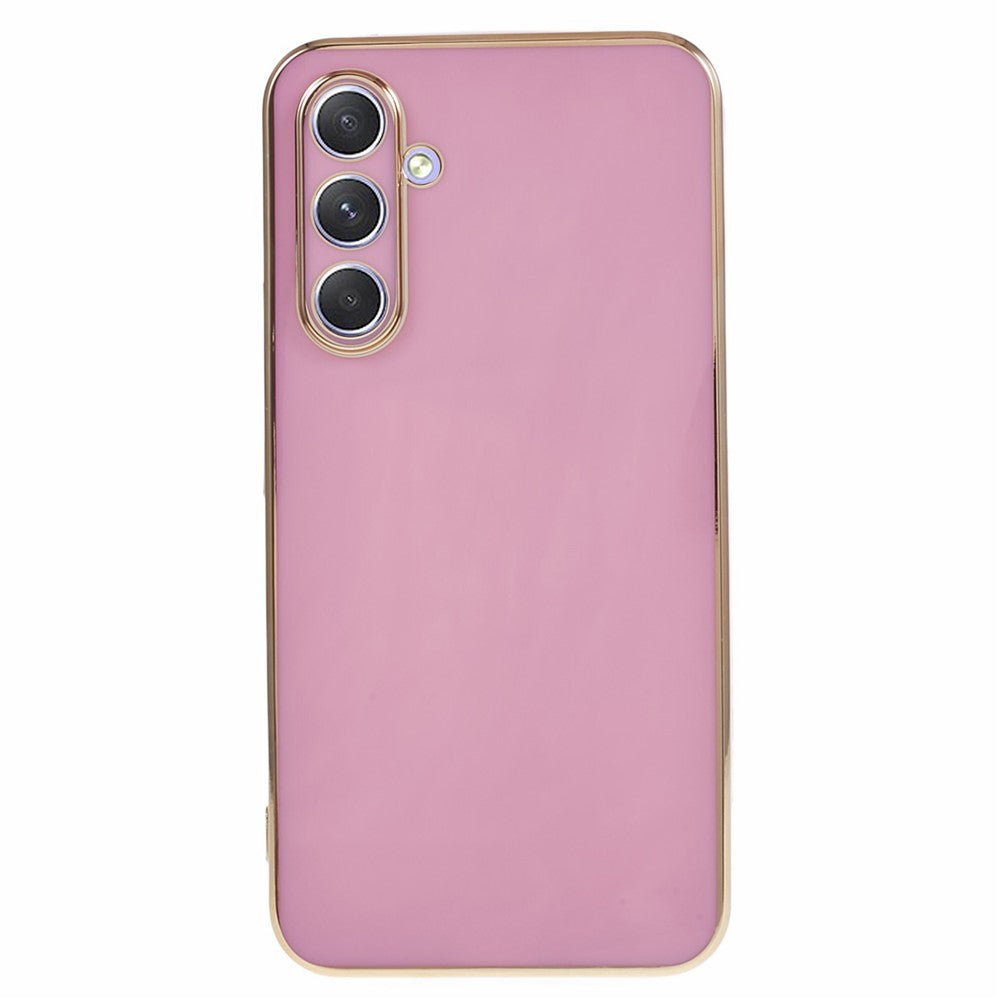 For Samsung Galaxy A56 5G Case TPU Slim Fit Shockproof Phone Cover 6D Electroplating