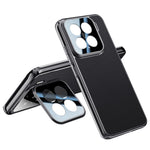 For Xiaomi 15 Case with Lens Guard Kickstand Anti Drop TPU+PU Phone Back Cover
