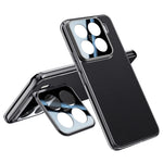 For Xiaomi 15 Pro Case with Lens Guard Kickstand Anti Drop TPU+PU Phone Back Cover