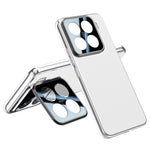 For Xiaomi 15 Pro Case with Lens Guard Kickstand Anti Drop TPU+PU Phone Back Cover