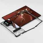For Huawei Mate XT Ultimate Case Kickstand Electroplating Frame Clear PC Phone Back Cover