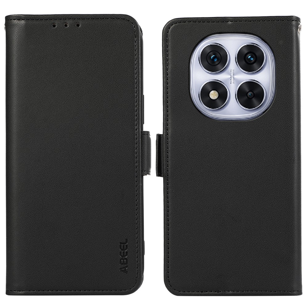 ABEEL For Xiaomi Redmi Note 14 Pro 4G Case Leather Phone Cover with RFID Blocking Wallet
