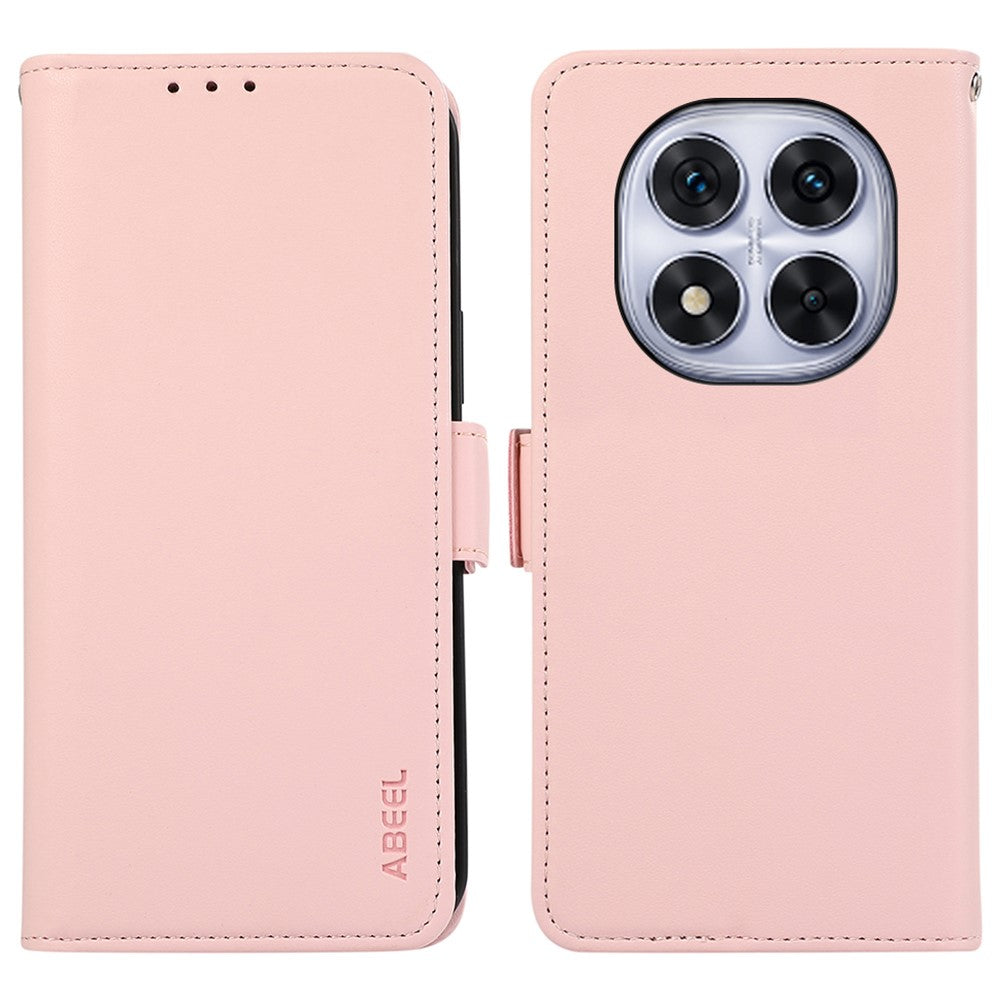ABEEL For Xiaomi Redmi Note 14 Pro 4G Case Leather Phone Cover with RFID Blocking Wallet