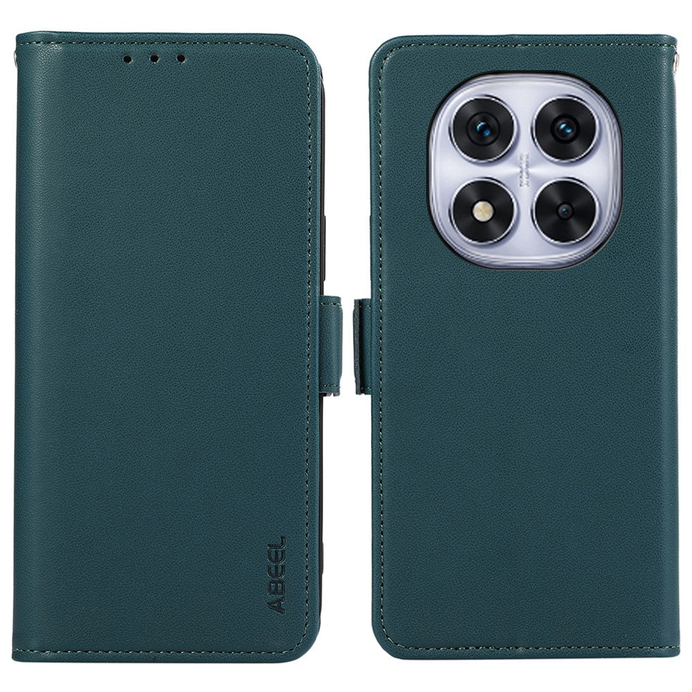 ABEEL For Xiaomi Redmi Note 14 Pro 4G Case Leather Phone Cover with RFID Blocking Wallet