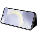 Til Samsung Galaxy A16 4G / 5G Cover Tri-Fold Kortholder Støtteben TPU+Læder Bagsidecover med Skulderrem
