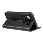 AZNS For Xiaomi 15 Case Cowhide Texture PU Leather Wallet Phone Cover