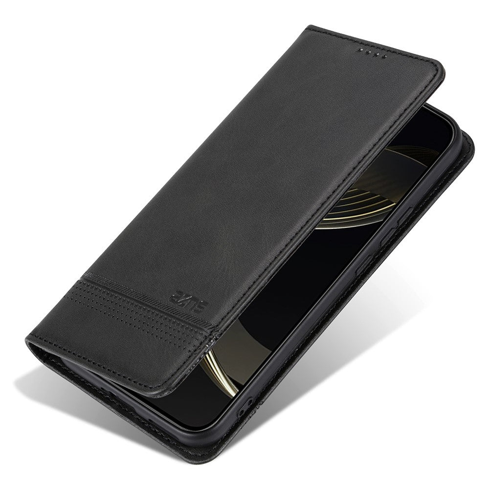 AZNS For Xiaomi 15 Case Cowhide Texture PU Leather Wallet Phone Cover