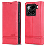 AZNS For Xiaomi 15 Case Cowhide Texture PU Leather Wallet Phone Cover
