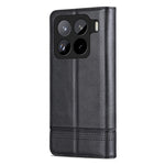 AZNS For Xiaomi 15 Pro Case Cowhide Texture PU Leather Wallet Phone Cover