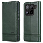 AZNS For Xiaomi 15 Pro Case Cowhide Texture PU Leather Wallet Phone Cover
