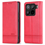 AZNS For Xiaomi 15 Pro Case Cowhide Texture PU Leather Wallet Phone Cover