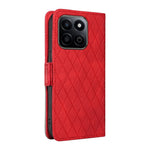 For Honor Play 60 Plus 5G / Play 9T / X7c 4G / 200 Smart 5G Case Rhombus PU Leather Flip Wallet Phone Cover