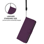 For Xiaomi 15 Pro Case Solid Color Wallet Leather Phone Cover with Strap
