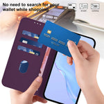 For Xiaomi 15 Pro Case Solid Color Wallet Leather Phone Cover with Strap