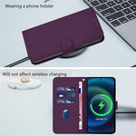 For Xiaomi 15 Pro Case Solid Color Wallet Leather Phone Cover with Strap