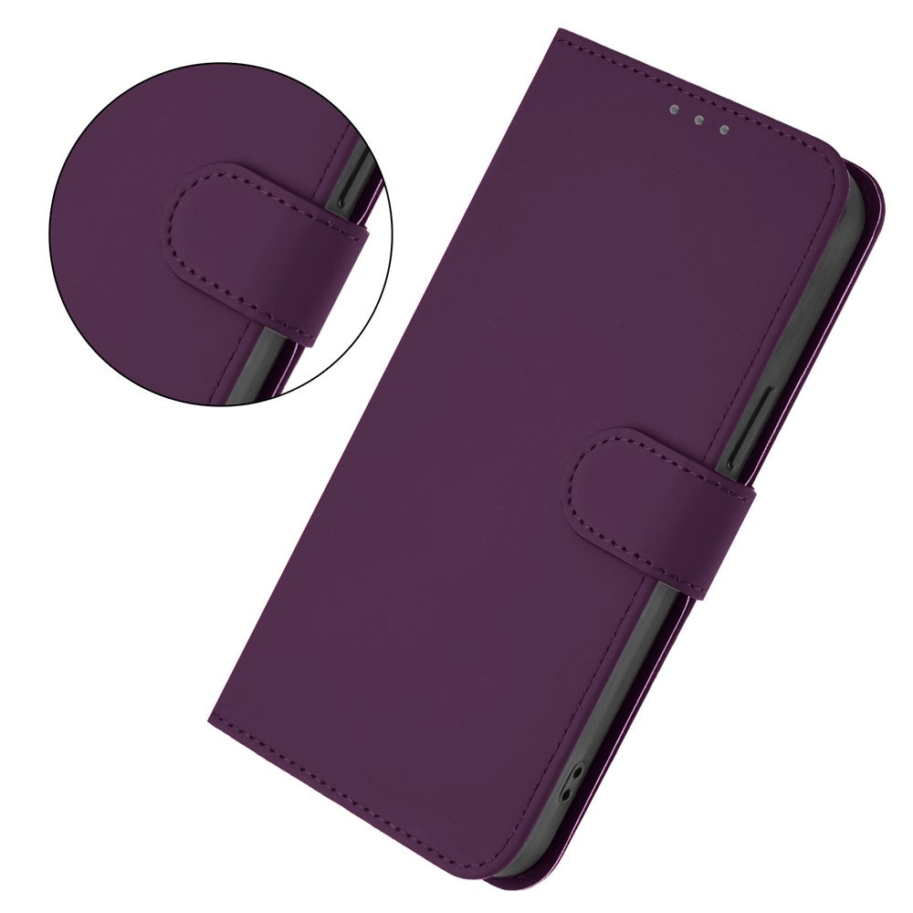 For Xiaomi 15 Pro Case Solid Color Wallet Leather Phone Cover with Strap