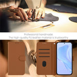 For Xiaomi 15 Case Solid Color Wallet Leather Phone Cover with Strap