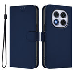 For Xiaomi Redmi Note 14 Pro+ 5G / Note 14 Pro 5G / Poco X7 5G Case Solid Color Wallet Leather Phone Cover with Strap