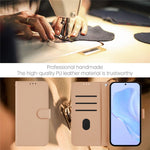 For Xiaomi Redmi Note 14 5G Case Solid Color Wallet Leather Phone Cover with Strap