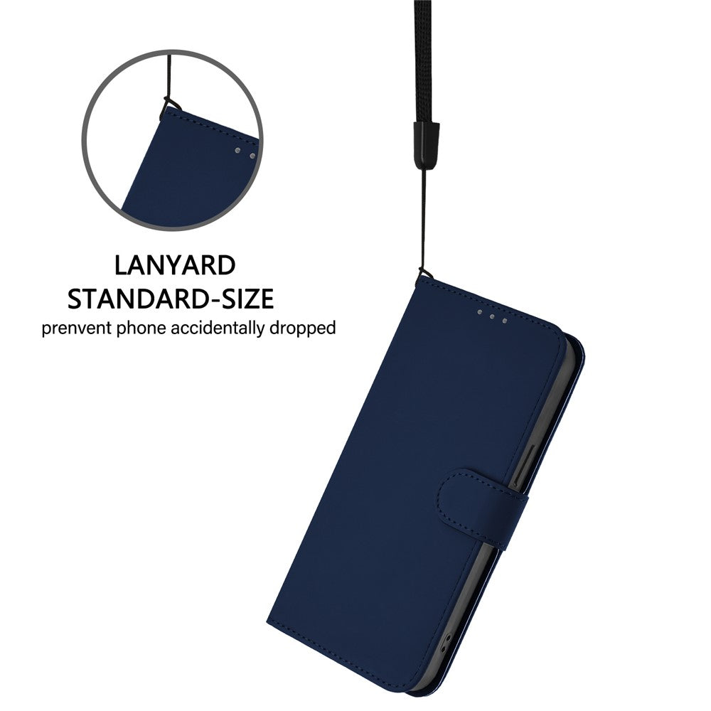 OnePlus 13-skal i enfärgat läderfodral med rem