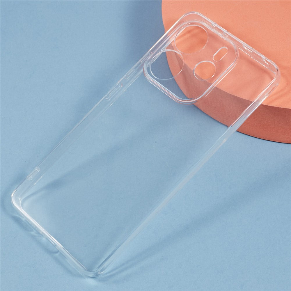 For Xiaomi Redmi Note 14 4G (163.25mm) Clear Phone Case Ultra-Thin Flexible TPU Back Cover