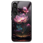 Samsung Galaxy A16 4G / 5G-skal i härdat glas med mönstertryck