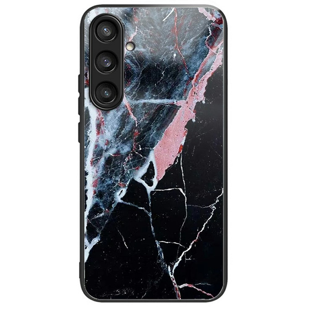 Samsung Galaxy A16 4G / 5G-skal i härdat glas med mönstertryck