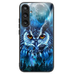 For Samsung Galaxy A36 5G Case Tempered Glass Back Cover with Pattern Printing
