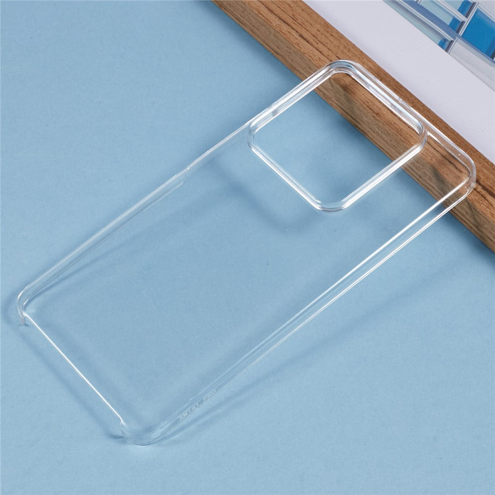 For Xiaomi 14T Pro Case TPU Frame Clear Acrylic Back Phone Cover with PET Film