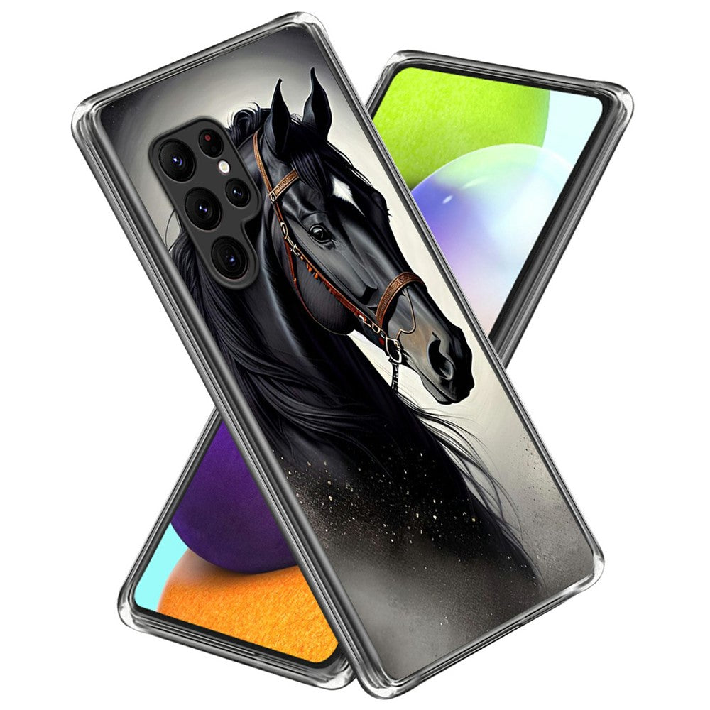 For Samsung Galaxy S25 Ultra Case Pattern Printing TPU Phone Back Cover