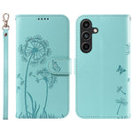 For Samsung Galaxy S23 FE Leather Case Wallet Phone Cover Dandelion Imprint
