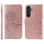 For Samsung Galaxy S23 FE Leather Case Wallet Phone Cover Dandelion Imprint