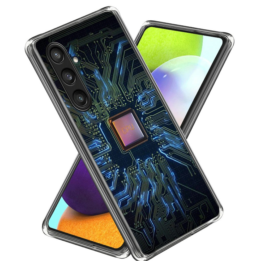 For Samsung Galaxy S24 FE Phone Case Pattern Printing Soft TPU Back Cover