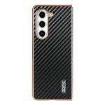AZNS For Samsung Galaxy Z Fold5 5G Case Electroplating Carbon Fiber Texture PU+TPU Phone Cover