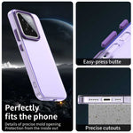 For Xiaomi 15 Case PC+TPU+PET Matte Anti-Drop Phone Back Cover