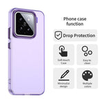 For Xiaomi 15 Case PC+TPU+PET Matte Anti-Drop Phone Back Cover