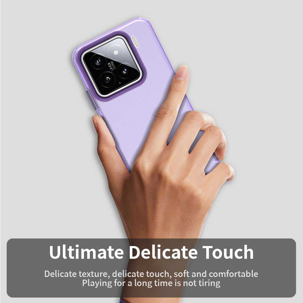 For Xiaomi 15 Case PC+TPU+PET Matte Anti-Drop Phone Back Cover