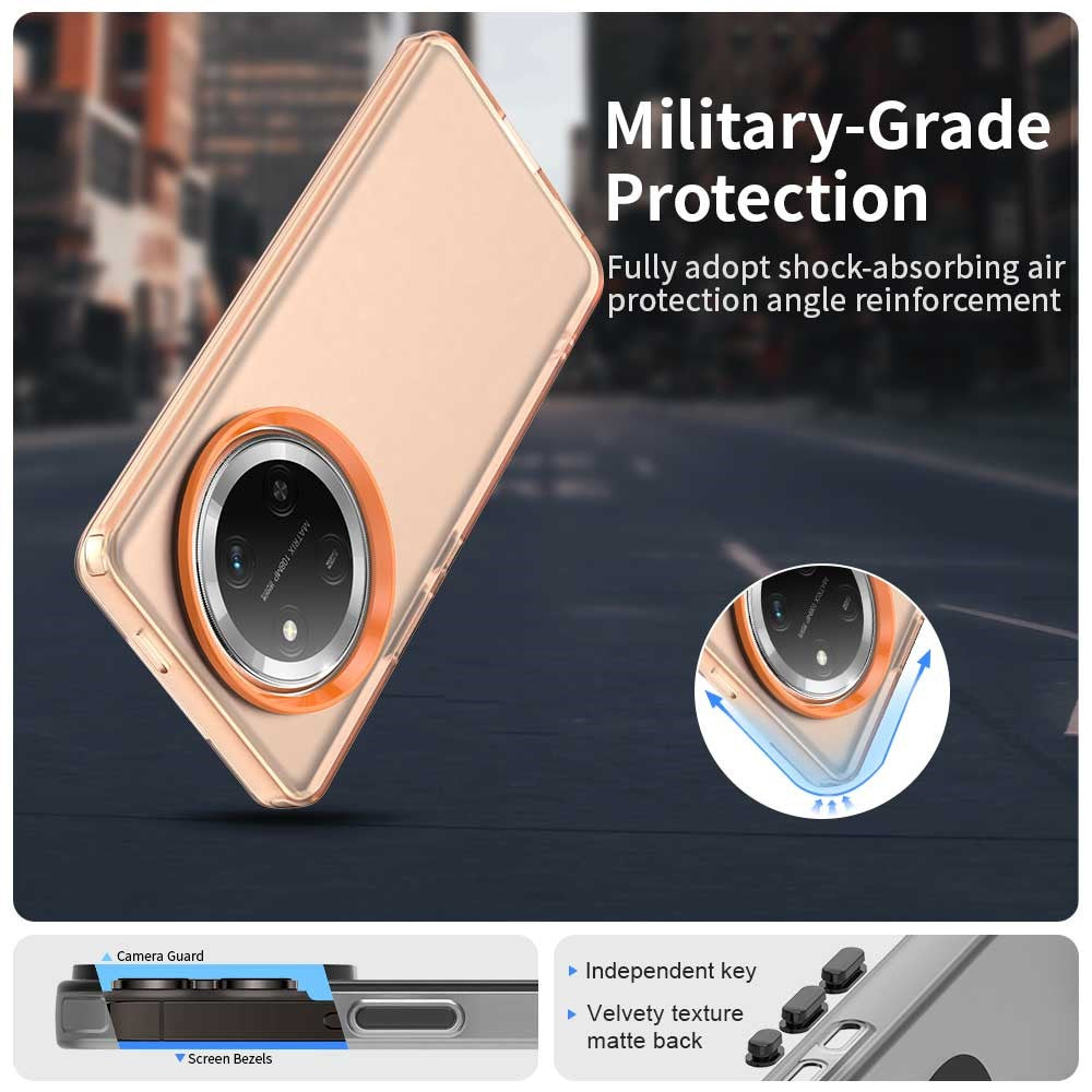 For Honor Magic7 Lite 5G / X9c 5G / X60 Pro 5G Case PC+TPU+PET Matte Anti-Drop Phone Back Cover